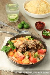 Soto betawi, delicious bowl of Indonesian beef stew 4B3X3b