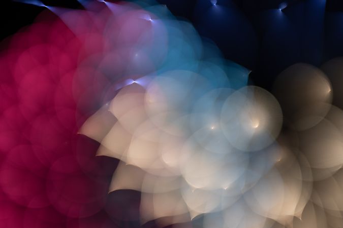 Bright fireworks on night sky