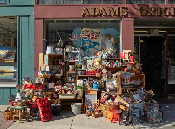 Adams Originals gift and toy store in downtown Albert Lea, Minnesota