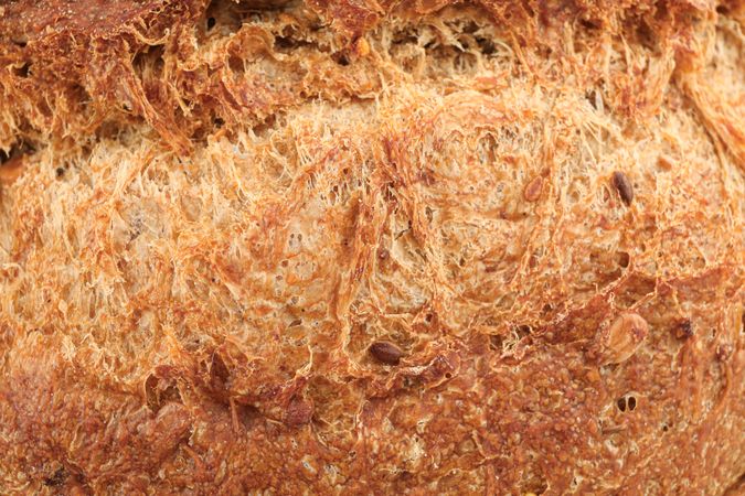 Wheat bread as background, closeup. Bakery products