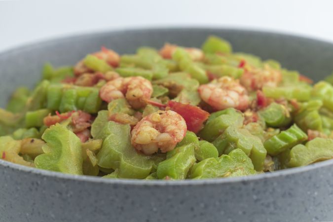 bitter melon and shrimp