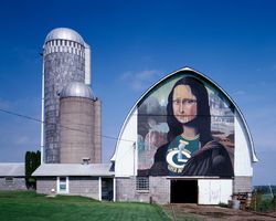 Mona Lisa Barn Art, Wisconsin bYqgDb