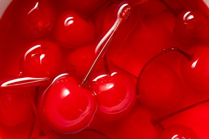 Organic Raw Red Cocktail Maraschino Cherries