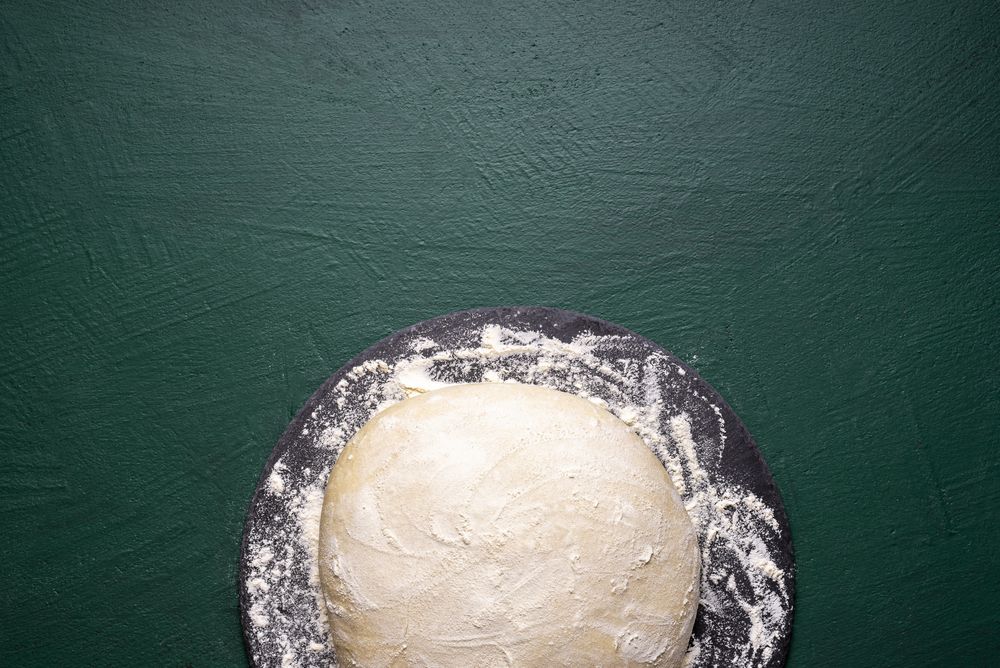Completed rested and floured dough