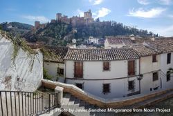 View of the Alhambra of Granada from the Albaicin 0WOKVP