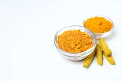 Fragrant seasoning - turmeric, one of the main ingredients in Indian curry