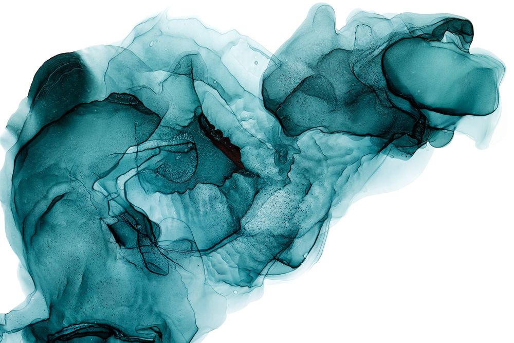 Alcohol ink abstract