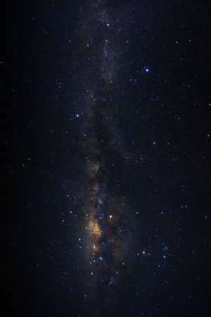 Milky way galaxy with stars and space dust in the universe