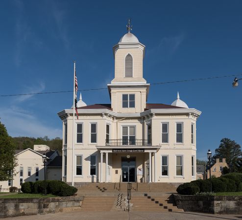 The Lewis County Courthouse in Weston, West Virginia