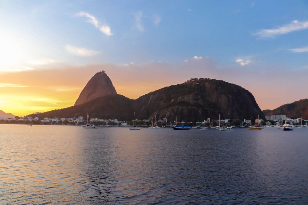 Flamengo Park at sunset