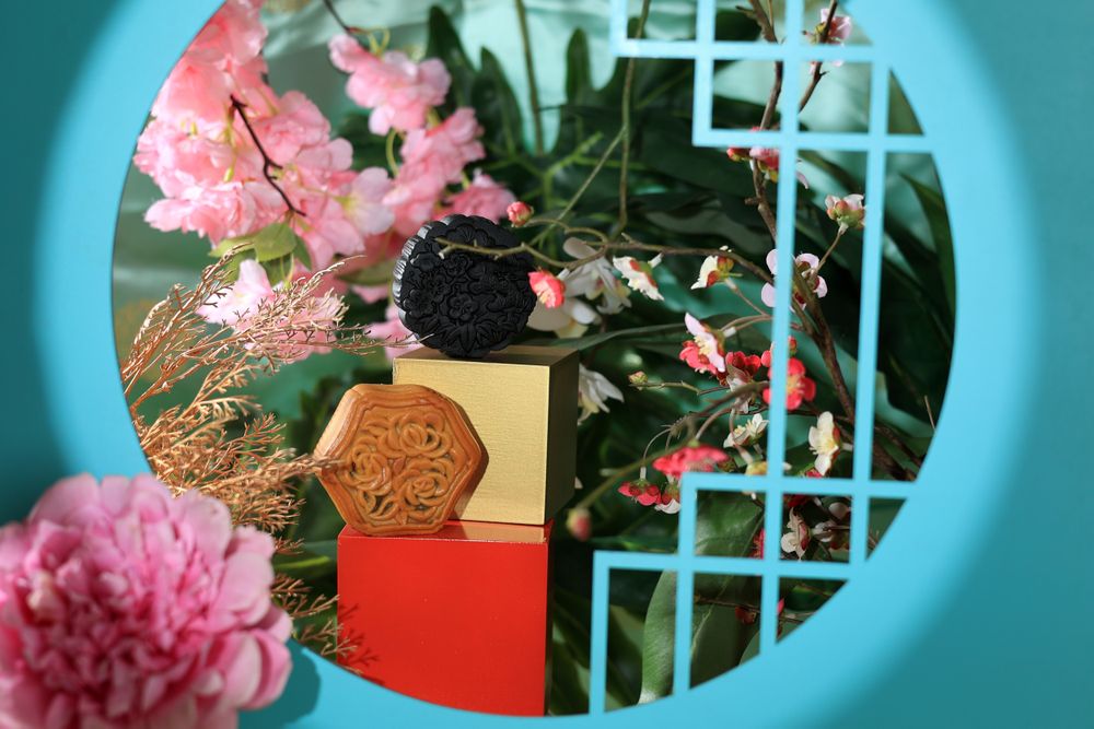 Concept Mooncake for Mid Autumns Festival