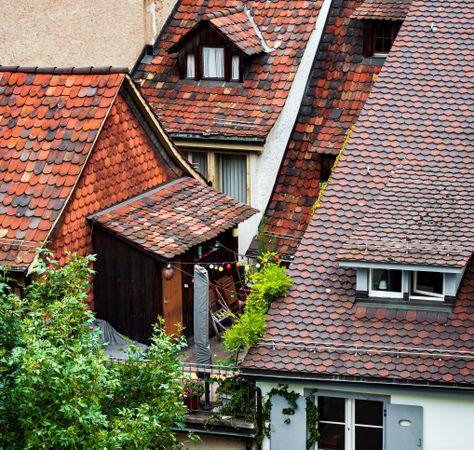 Streets of beautiful Basel. The comfort of an old European city
