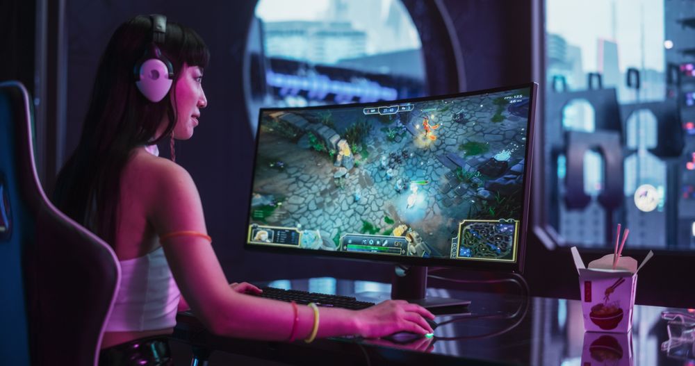 Sci-Fi, Cyber Technology and Gaming Enthusiast Concept