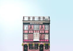 London, England, United Kingdom - May 2021 - Pub: Bricklayers Arms
