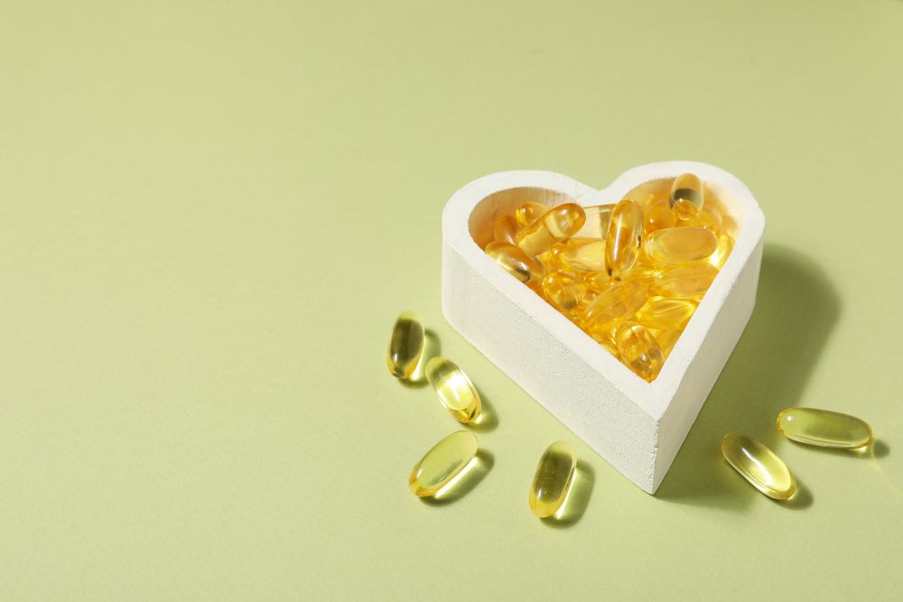Immunity support capsules - Omega, health care concept