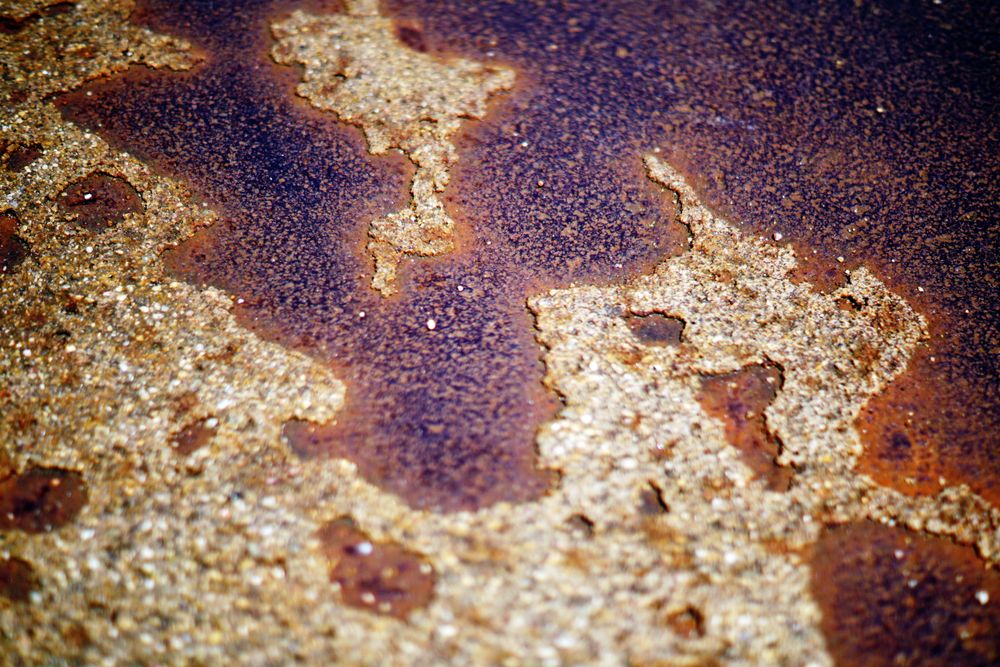 Old painted corroded metal texture