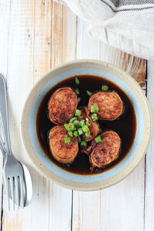 Gohyong or Ngo Hyong, Chinese Food Made from Rolled  Minced Chicken with Flour Wrap