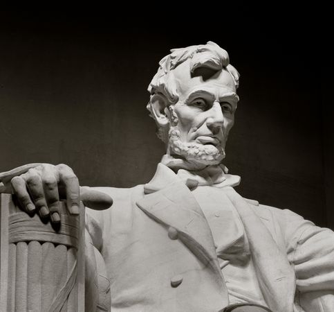 Lincoln Memorial statue by Daniel Chester French, Washington, D.C.
