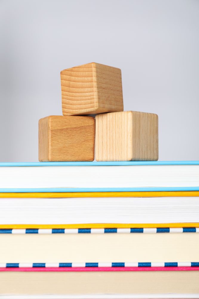 Book for baby, concept of literature for children and baby