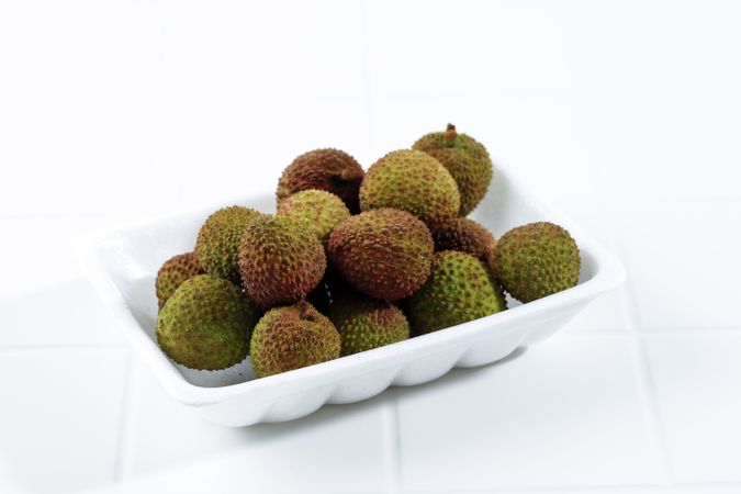 Supermarket Bought Green Lychee