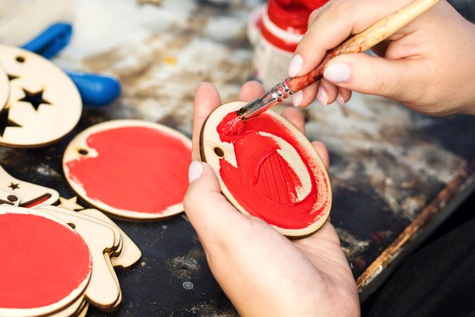 Woodworking workshop eco-friendly Christmas toys