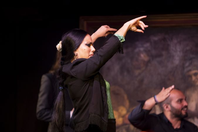 Flamenco performance on stage