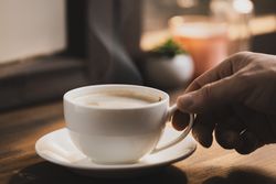 Warm Close-Up Coffee Moment