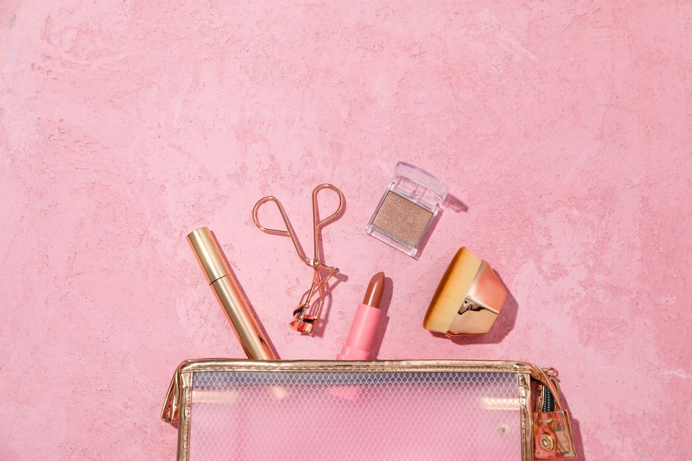 Bath accessories, toilet bag for different self care items