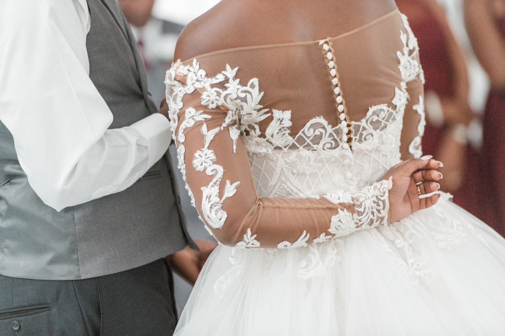 Gown Dress Wedding Celebrations Bride lace applique embroidery