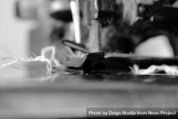 Close up of sewing machine needle 5pgWpx
