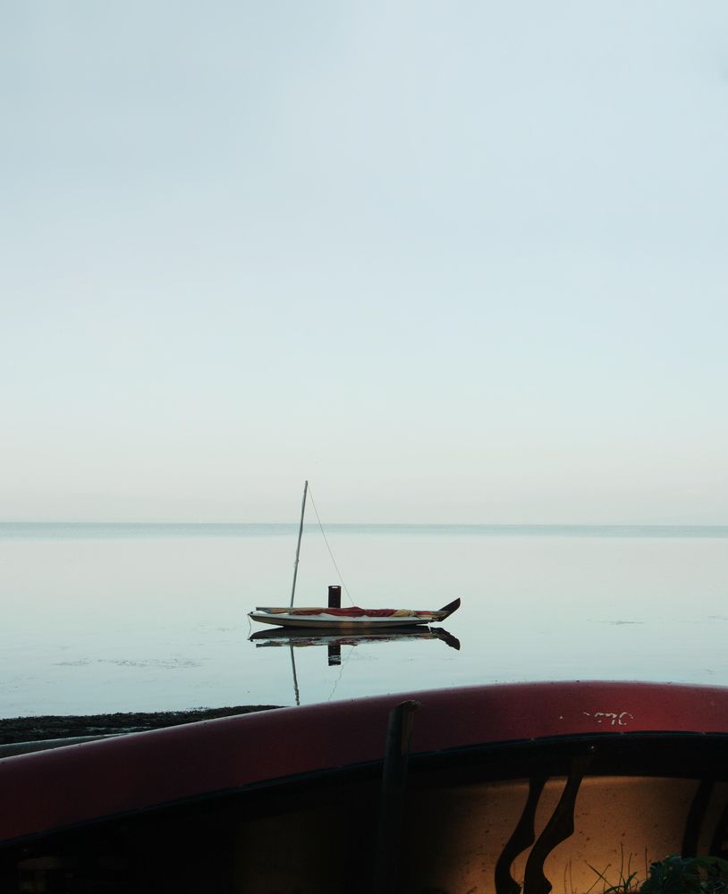 Sailboat in sea