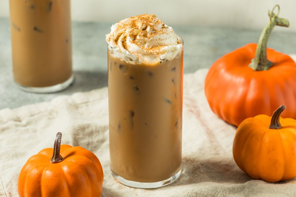 Cold Refreshing Iced Pumpkin Spice Latte