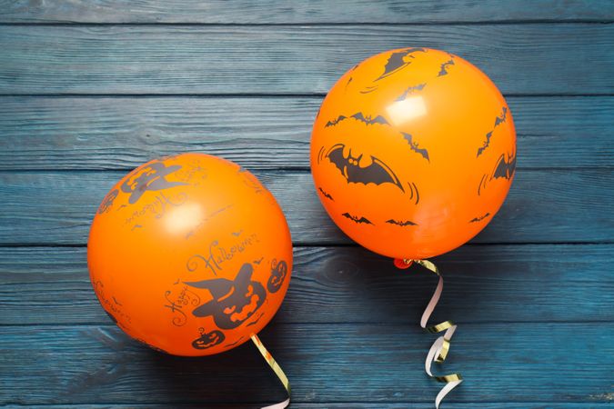 Concept of Halloween mood, Halloween vibes balloons