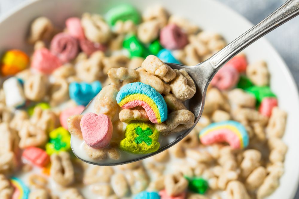 Sweet Sugary Marshmallow Lucky Irish Cereal