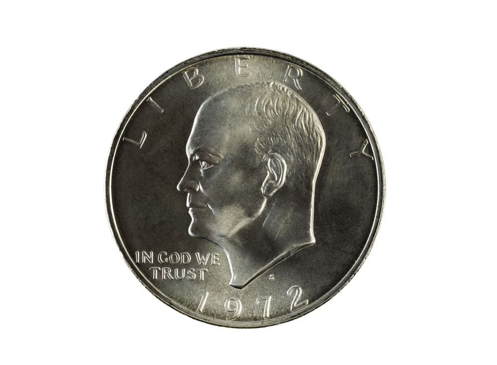 Single Eisnehower Silver Dollar