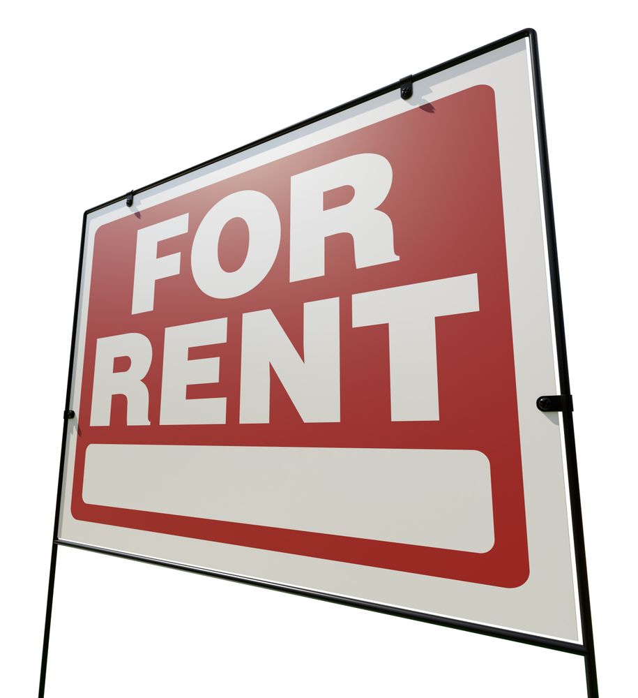 Left Facing For Rent Real Estate Yard Sign
