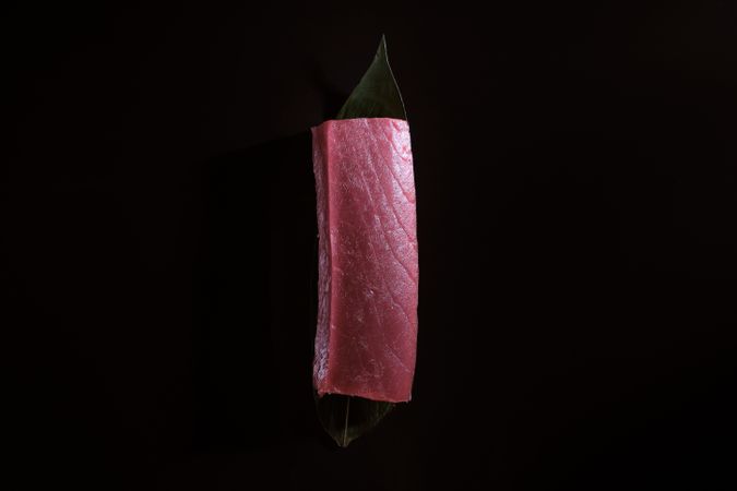 Delicious fresh bluefin tuna loin portions