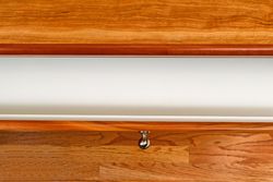 Cherry wood office desktop