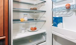 Fridge almost empty due a crisis
