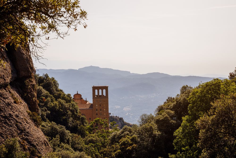 Monastery of the mountain of Montserrat