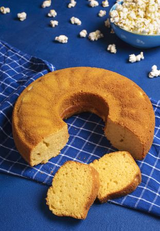 Traditional Brazilian cornmeal cake