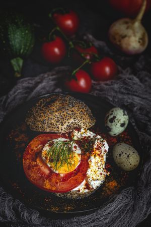 Homemade vegetable sandwich