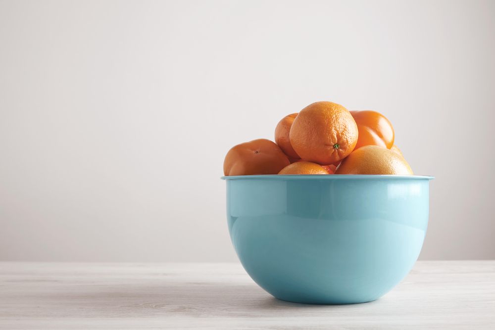 Bowl of mandarin oranges