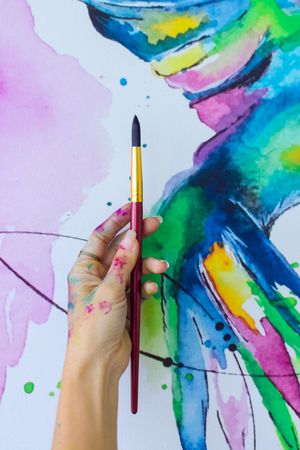 Watercolor painting