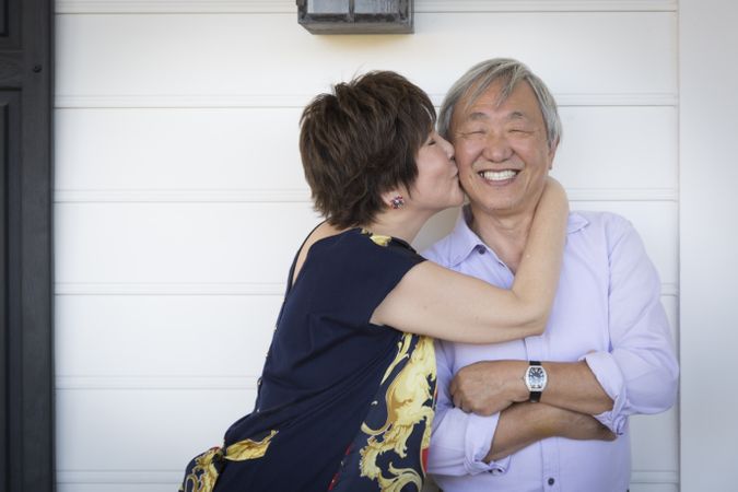 Chinese Couple Enjoying Their House