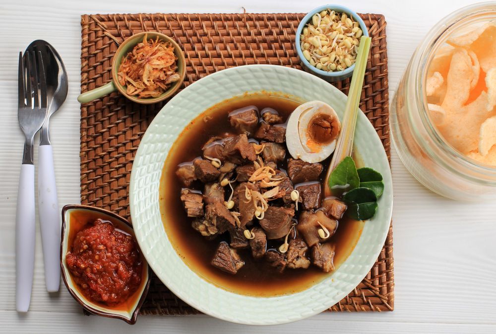Rawon. Traditional Indonesian Beef Soup Culinary