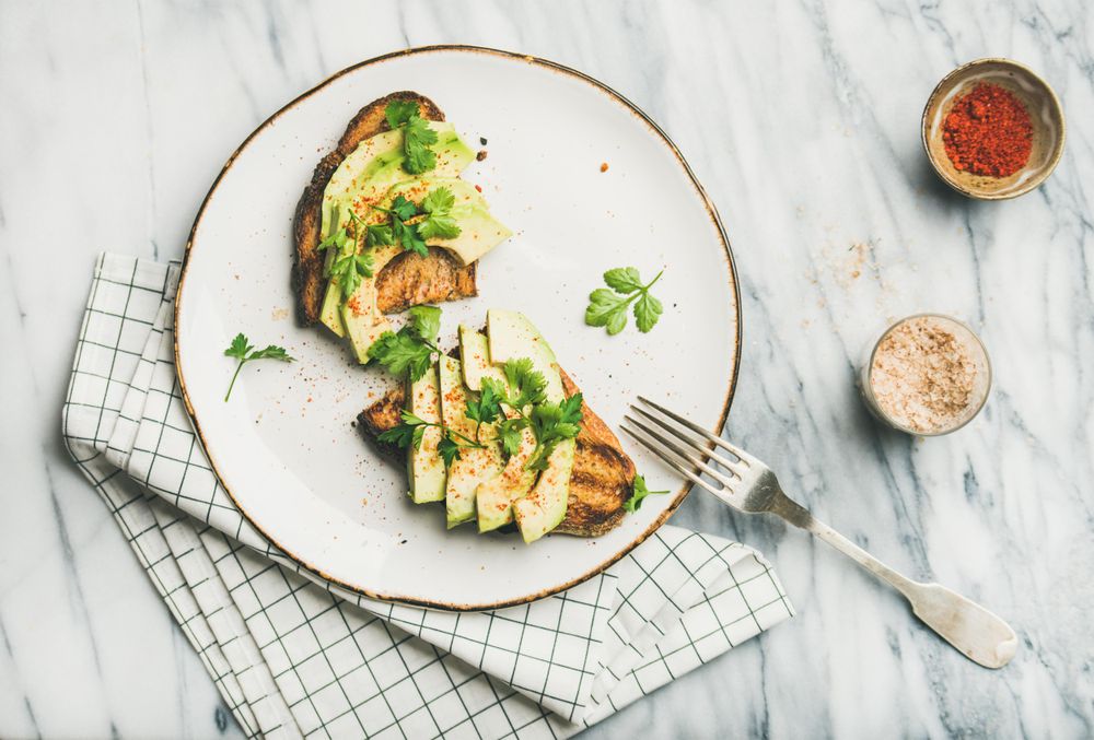 Healthy morning breakfast dish