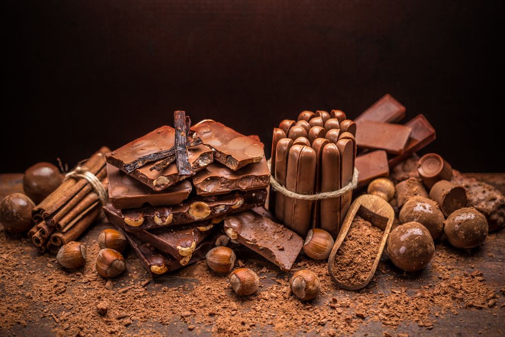 Chocolate with nuts