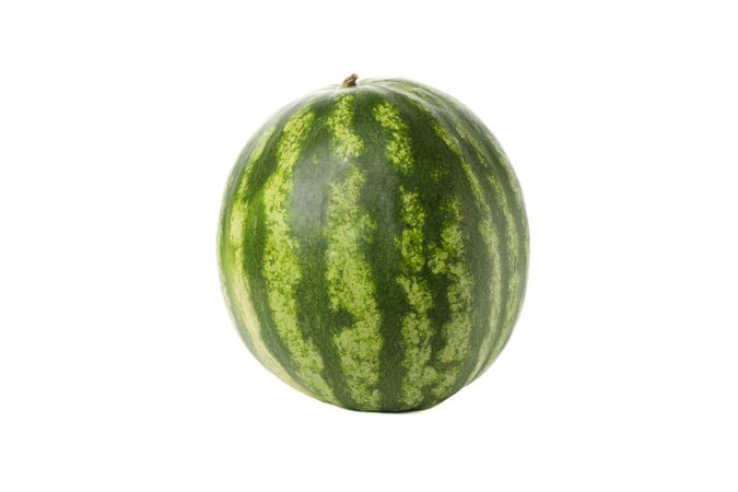 Fresh watermelon isolated on blank background. Summer fruit