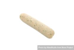 One light colored sausage on blank background 4ZYk15